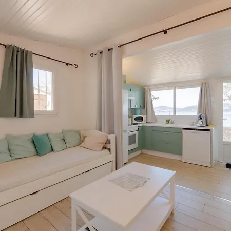 Le Cigalou, Authentique Cabanon De Pecheur En Bord De Avec Sa Terrasse Spacieuse Et Amenagee Villa Hyeres